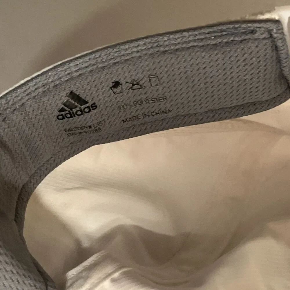 Adidas Aeroready White 5 Panel Cycling Running Adjustable Strapback Hat Cap